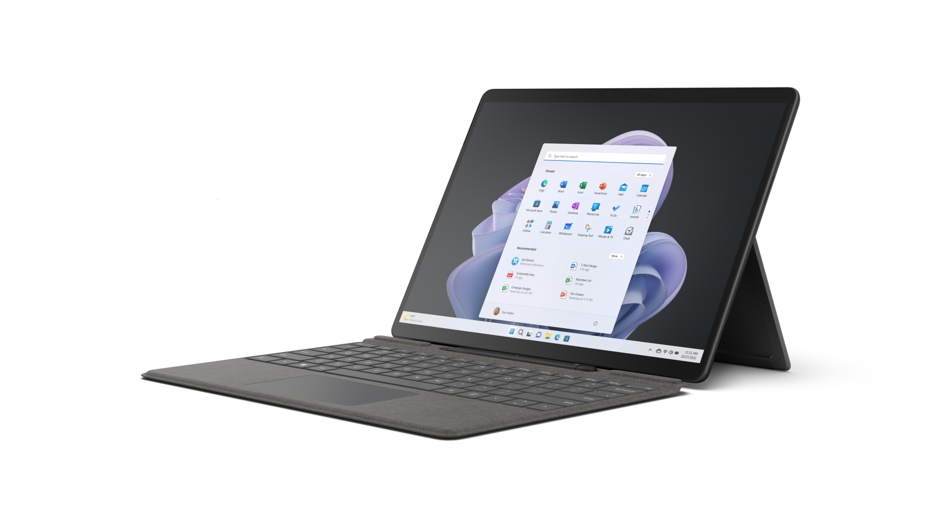 Surface Pro 9 Intel® Core™ i7 1255U Evo 16GB RAM 256GB SSD Graphite +TCover